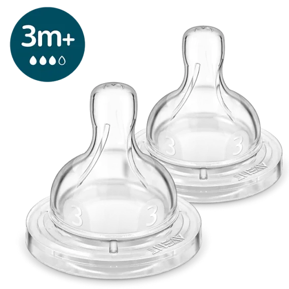 Əmzik \ Philips Avent 2 pieces Anti-colic nipple 3m+