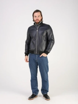 Дубленка натуральная куртка зимняя двухсторонняя шуба бобмер