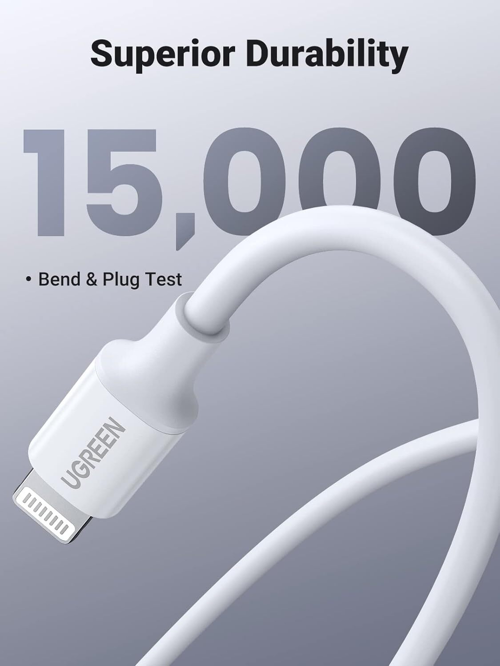 Кабель USB C- Lightning(m) 8-pin, 1m UGREEN 10493