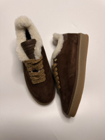 Короткие зимние кеды из натуральной кожи KANNA