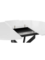 Стол кухонный Стекло глянцевое 100(132)х75х75см