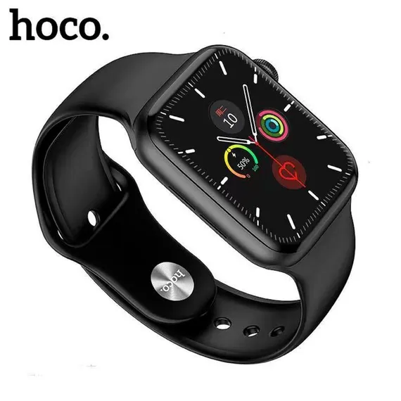 Смарт-часы Hoco Y1, 1.75&quot;, 320х385, IP68, BT3.0+4.0, 230 мАч,поддержка вызова,шагомер,черные