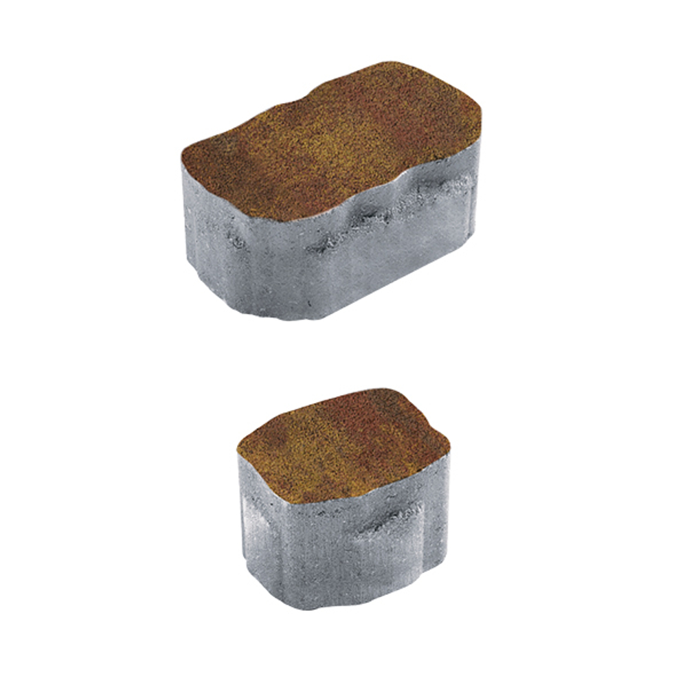 Тротуарная плитка Арена - Листопад гранит Осень, комплект из 2 видов плит