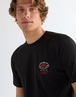 Футболка мужская WRANGLER SMALL AMERICANA TEE BLACK