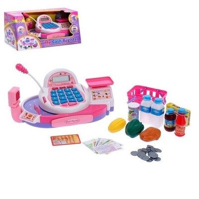 Игровой набор с кассой и аксессуарами «Супермаркет макарун»