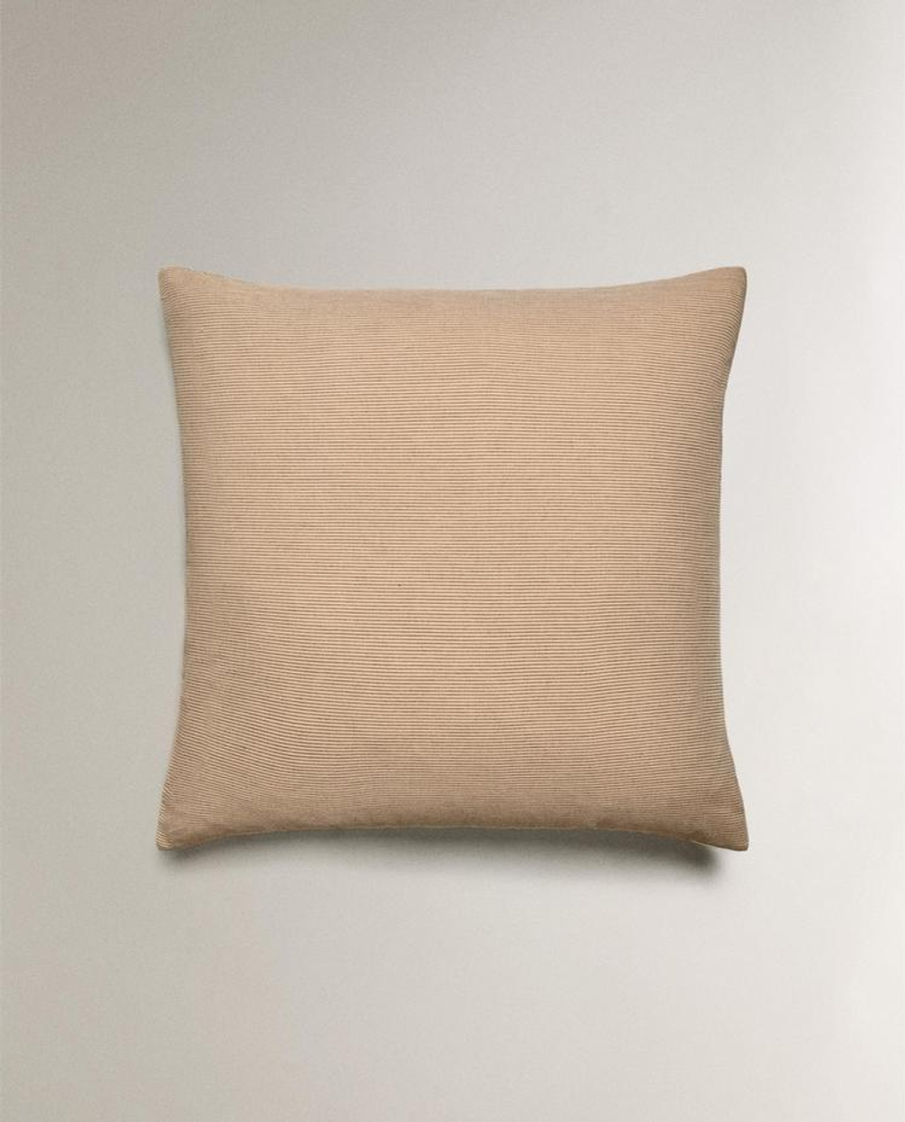 ZARA HOME НАВОЛОЧКА В ПОЛОСКУ, БЕЖЕВЫЙ