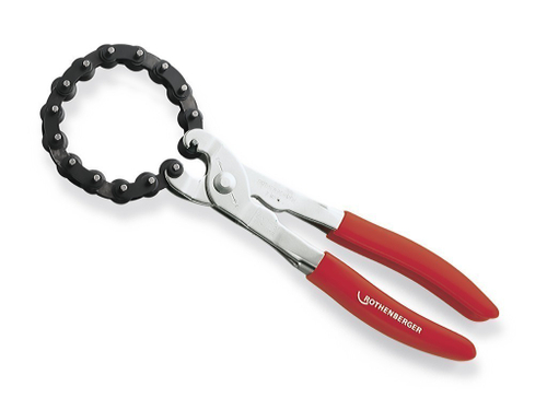 Цепной труборез Rothenberger 20-100 мм, 15 реж.кромок, пластм.ручки