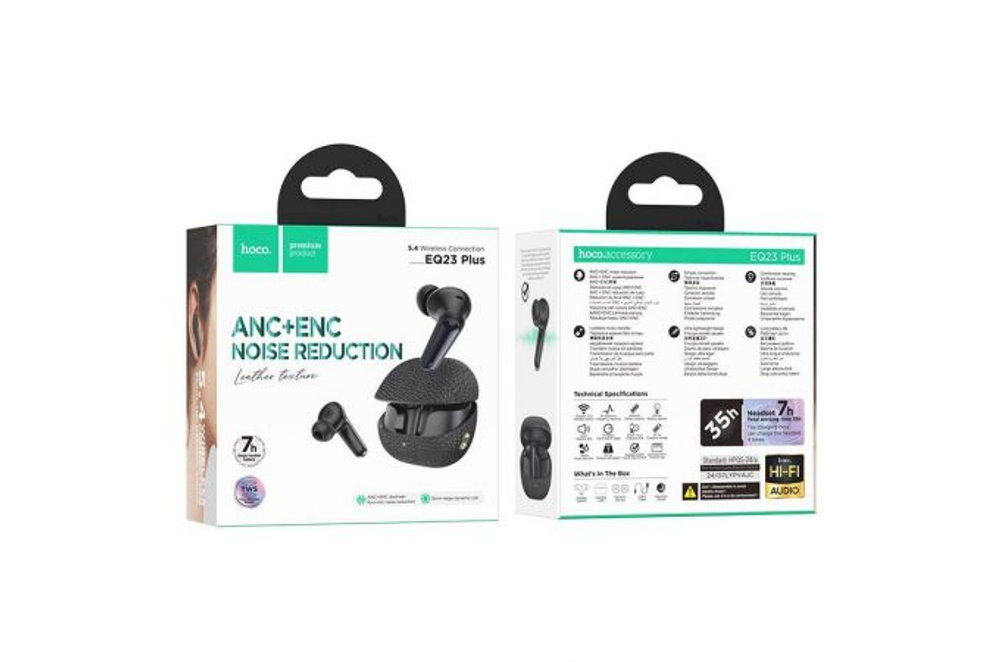 Наушники HOCO EQ23 Plus Duke Ⅱ true wireless ANC+ENC BT headset