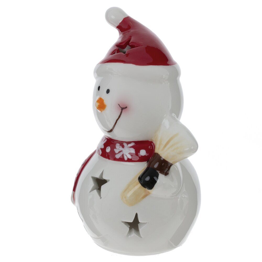 GAEM Фигурка декоративная "Снеговик" с подсветкой (LR44x2), L8 W7 H13,5 см