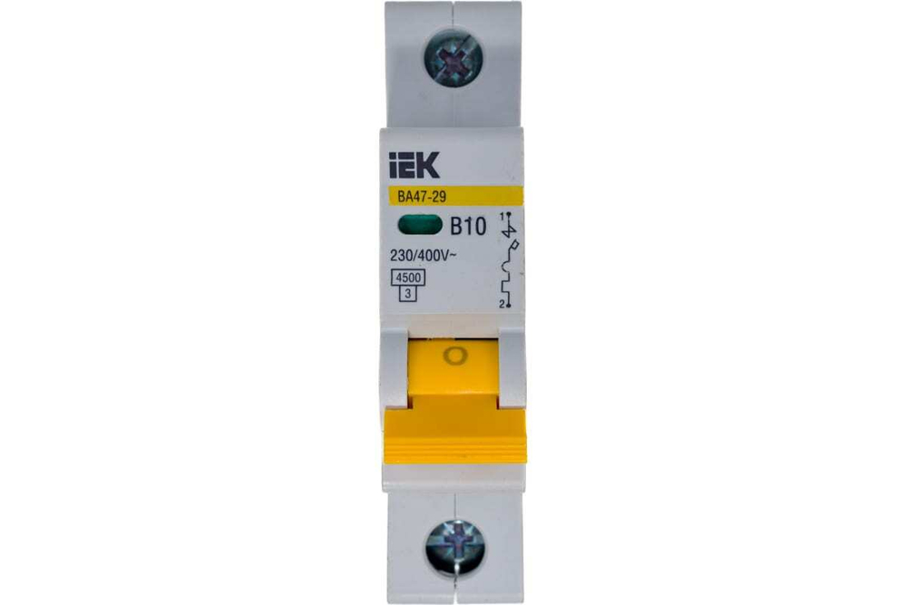 Автоматический выключатель ВА47-29 1Р 10А 4,5кА В IEK