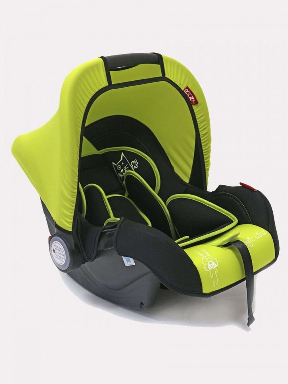 Автокресло Rant "Miracle" HV (yellow) группа 0+ LB 327  (0-13 кг)
