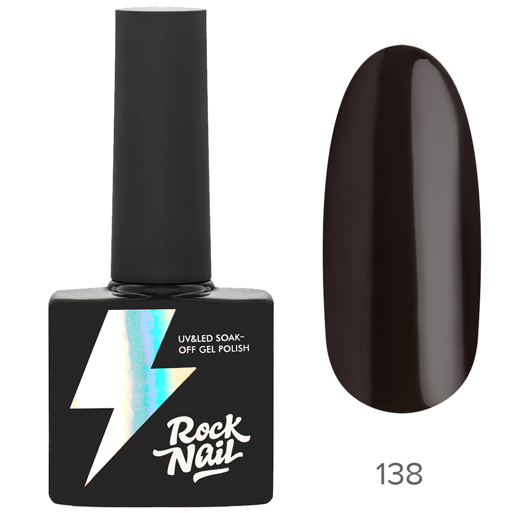 Гель-лак RockNail Basic 138 Chatty Chestnut, 10мл.