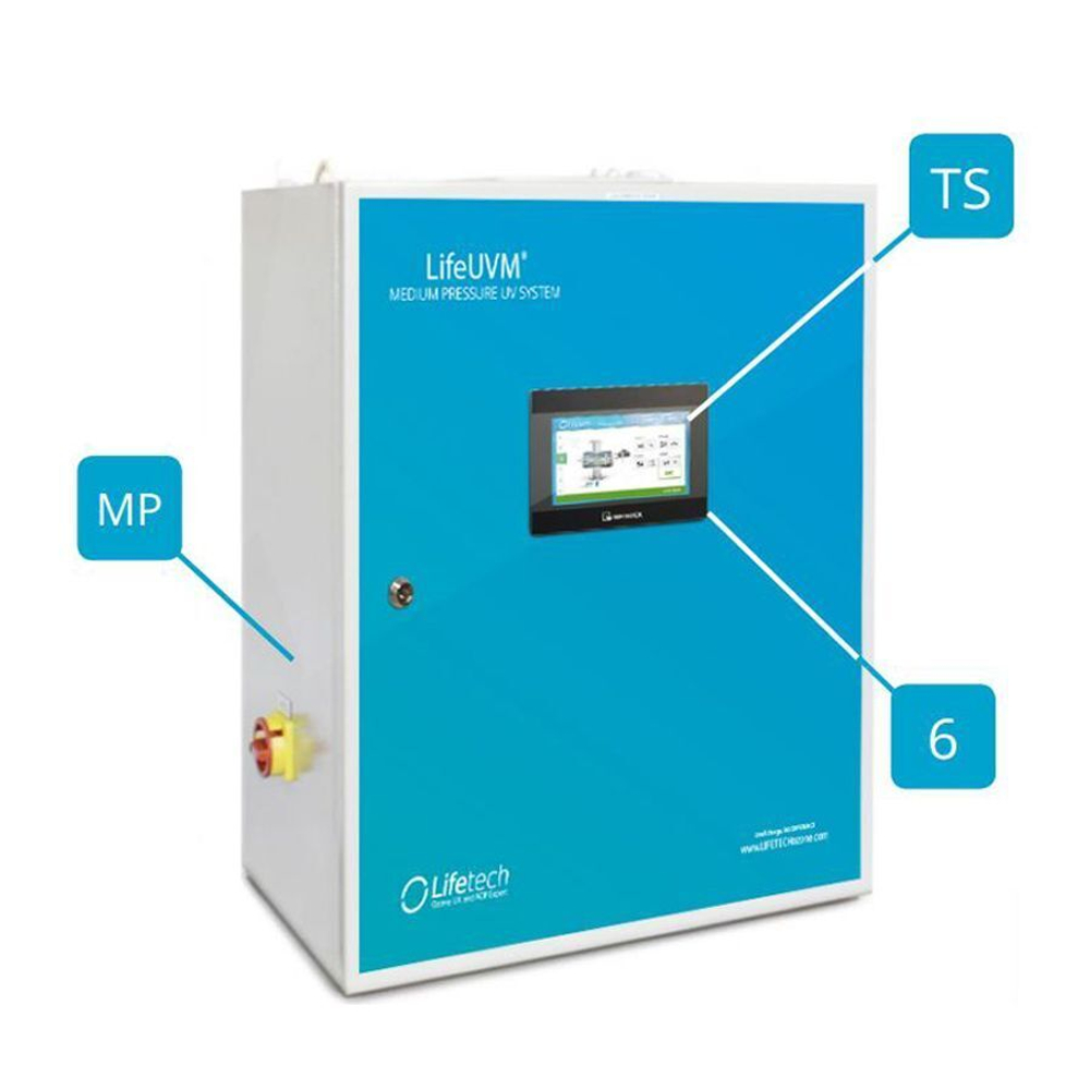 Ультрафиолетовая установка LIfetech Clear 33м3, DN125, 1kw, 8000h