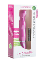 Розовый вибратор с выпуклой головкой The G-Spotter - 17,2 см. (Цвет: розовый)