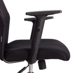 Practic (Tetchair) Кресло офисное (ткань/кожзам черный)