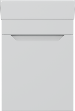 Тумба под раковину без столешницы DIWO Архангельск 40 подвесная, белая 1