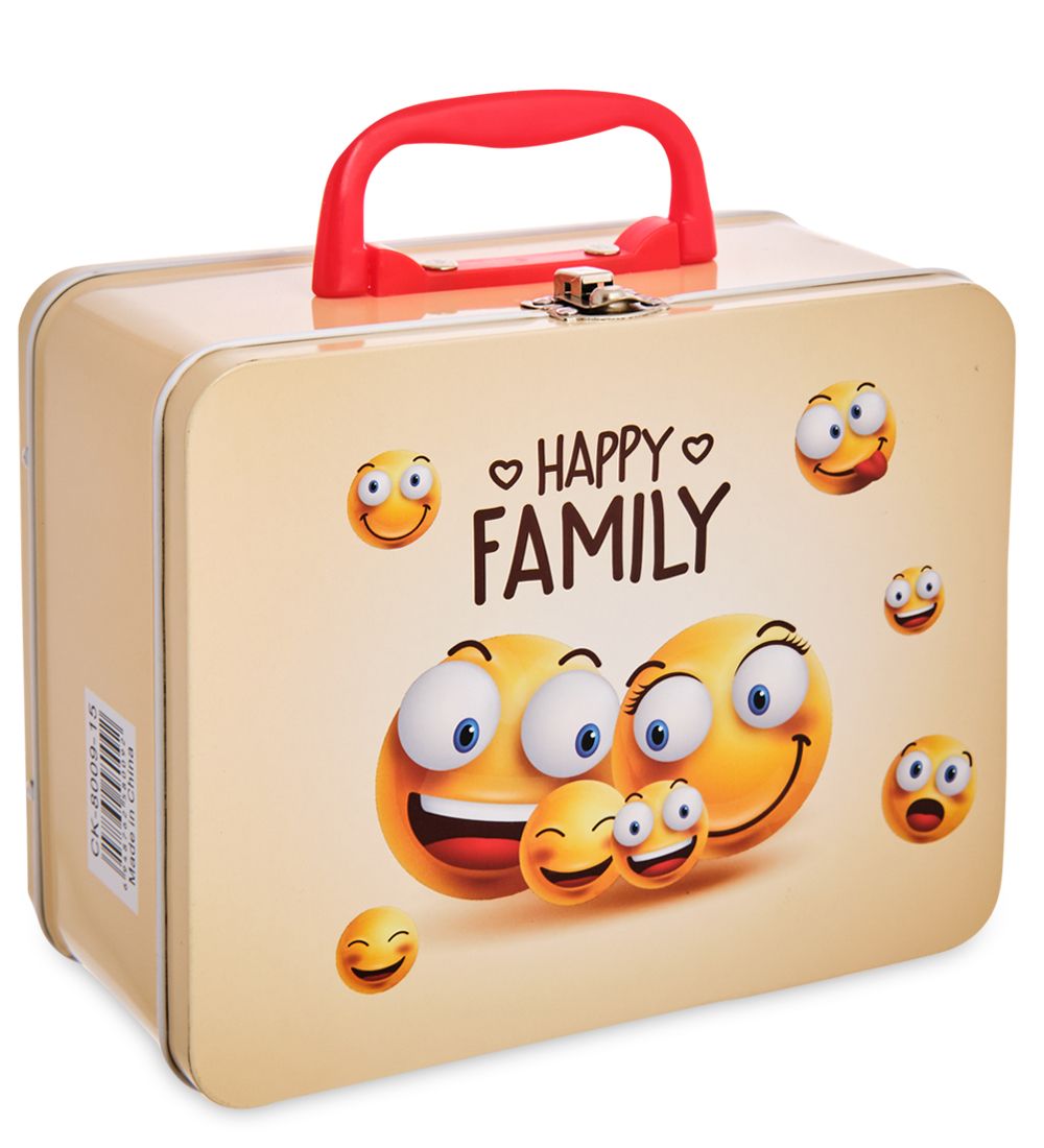 BX- 97 Металлическая копилка «Смайлы»