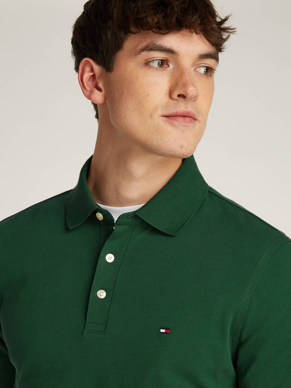 Поло 1985 Tommy Hilfiger - зеленый(MW0MW20182)