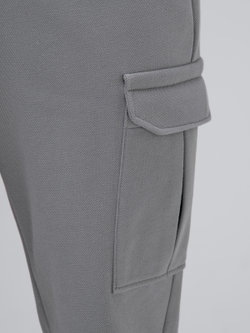 Джоггеры карго теплые.Грей