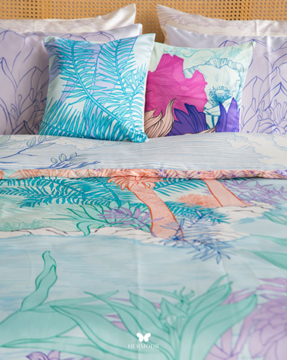 Комплект постельного белья двуспальный Baltoos Hermodr 8 предметов 130220287 Иран