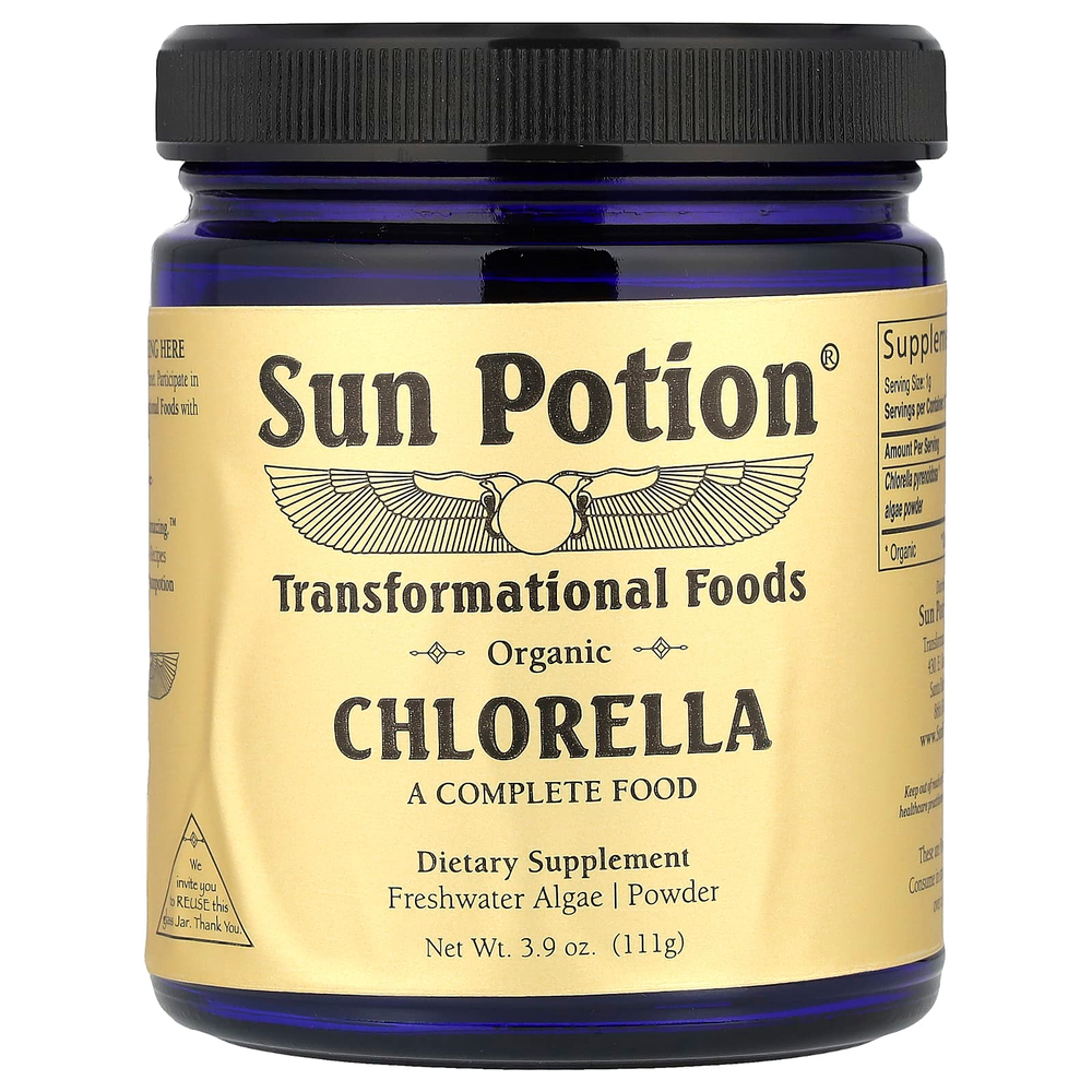 Sun Potion, Органическая хлорелла 111 г (3.9 унций)
