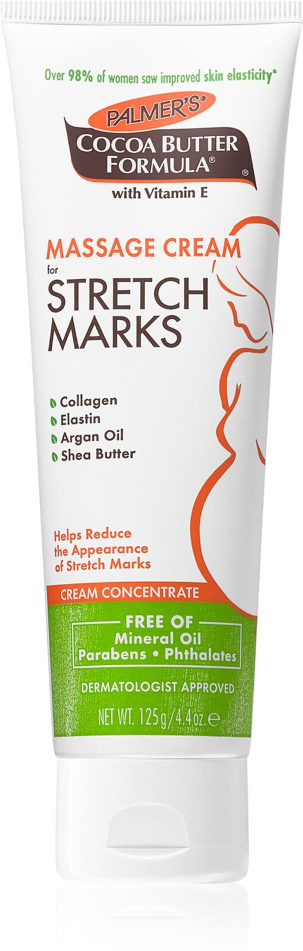 Palmer’s Pregnancy Cocoa Butter Formula - массажный крем против растяжек /   125  g  / GTIN 010181040351
