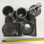 Набор из мрамора 7 предм Nature Set Black NM-6169 квадрат