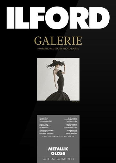 Фотобумага ILFORD Galerie Metallic Gloss, 1 рулон, 17" - 43,2cm x 30m (GA6852432031)