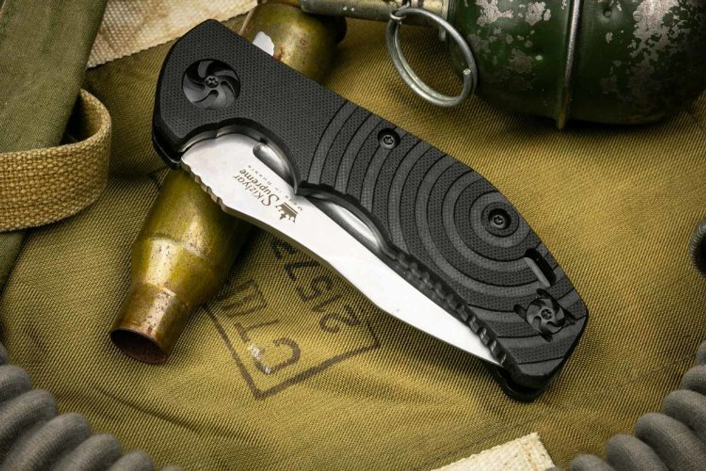 Нож складной Kizlyar Supreme Bloke-Z D2 SW