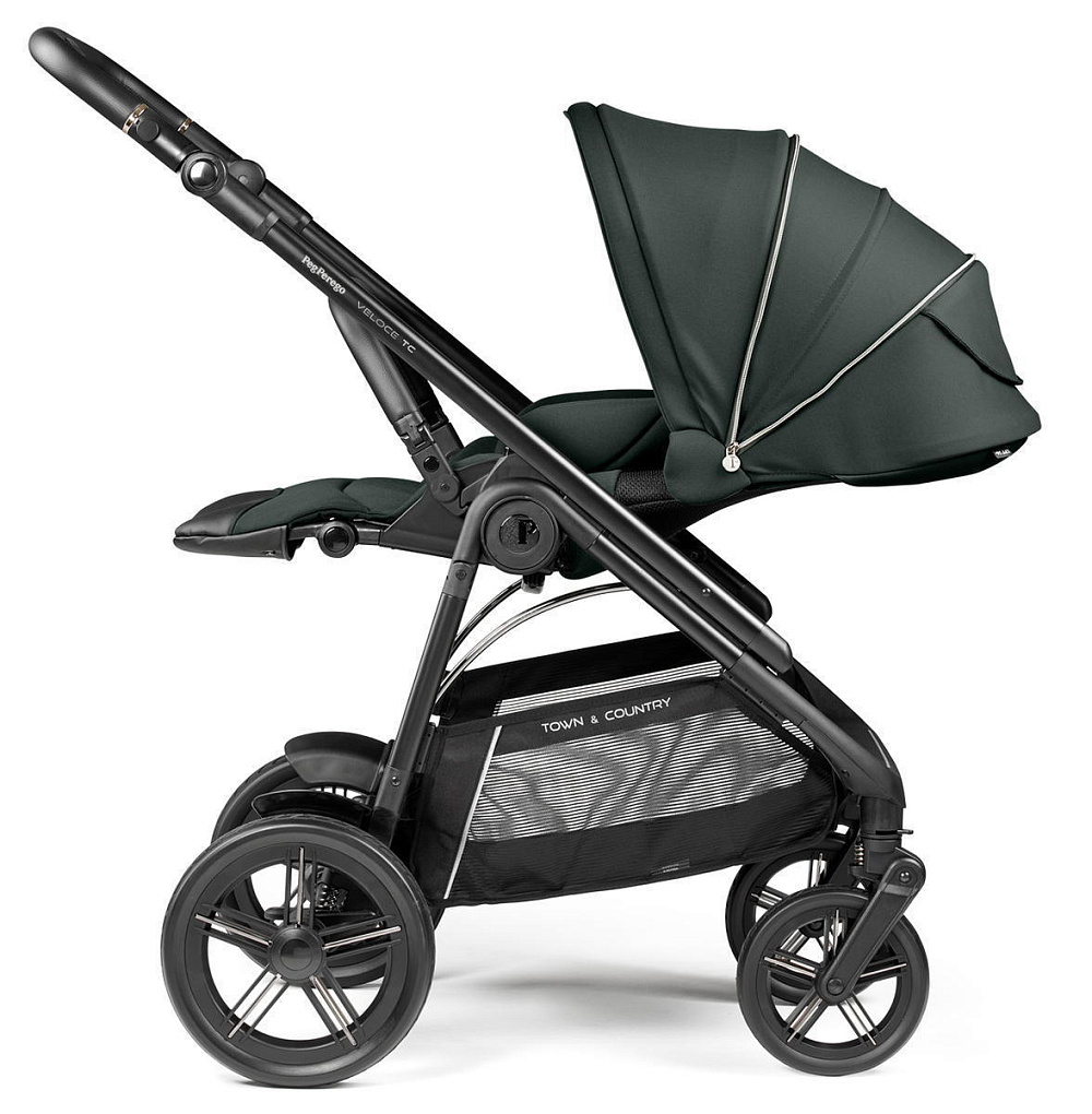 Коляска Peg Perego Veloce TC New Belvedere Lounge 3 в 1 Metal