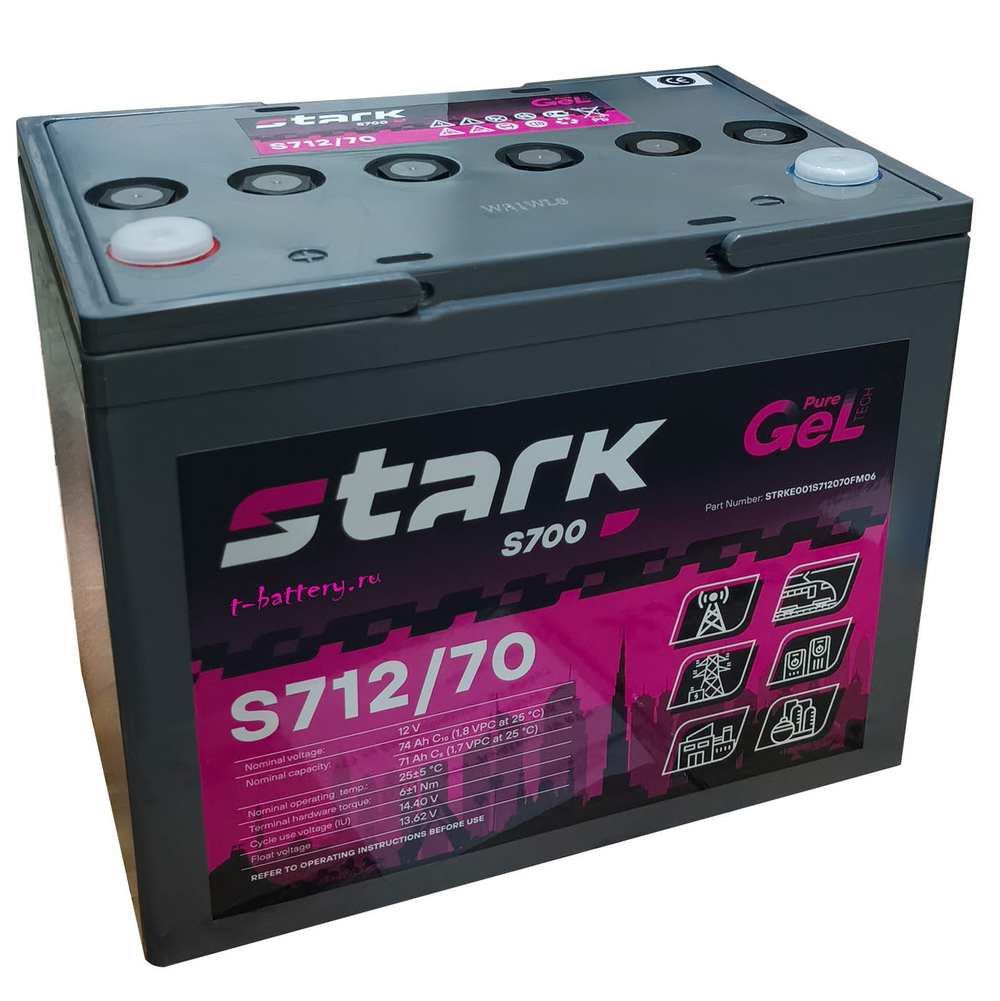 Тяговые аккумуляторные батареи STARK S712/70