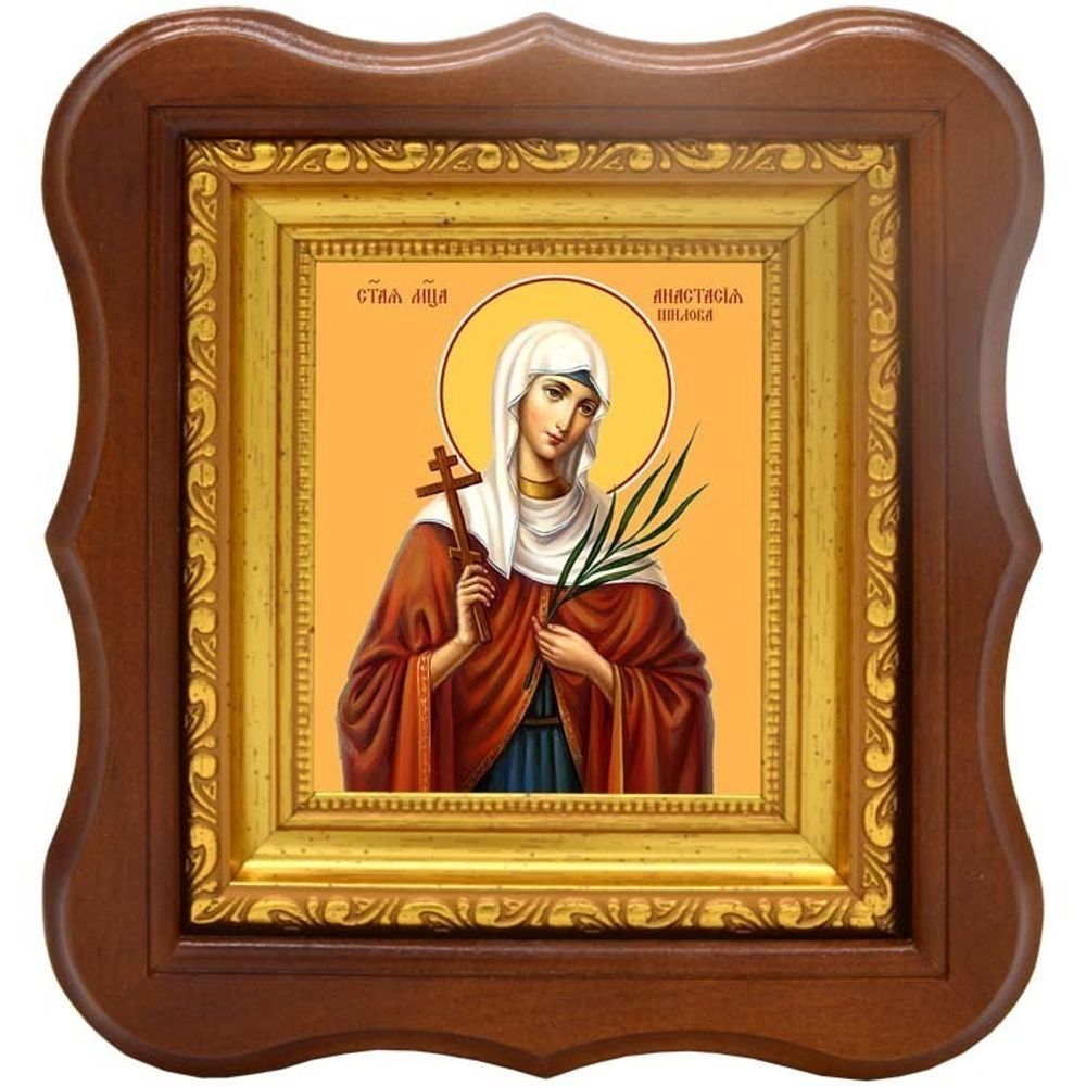 Анастасия Шилова мученица. Икона на холсте.