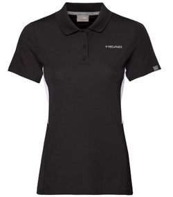 Женское поло Head Club Tech Polo Shirt W - черный