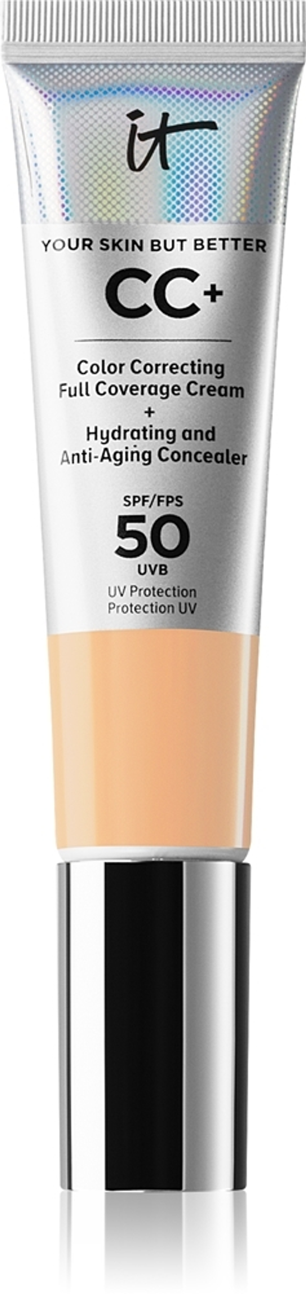 IT Cosmetics Your Skin But Better CC+ - Непрозрачная тональная основа SPF 50+, 32 ml