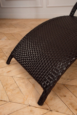 Шезлонг-лежак плетеный Tagliamento Spring, кофе