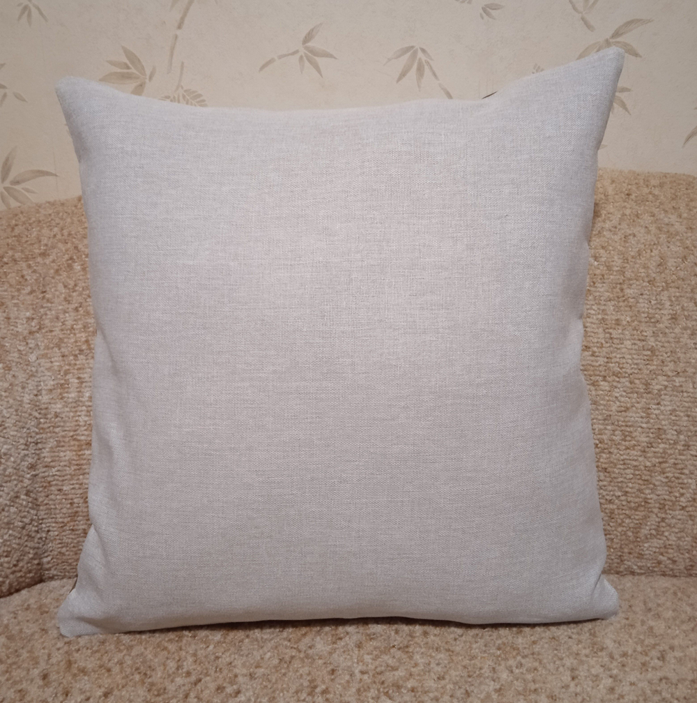 Декоративный гобеленовый чехол для интерьерной подушки Береза у озера 47*47