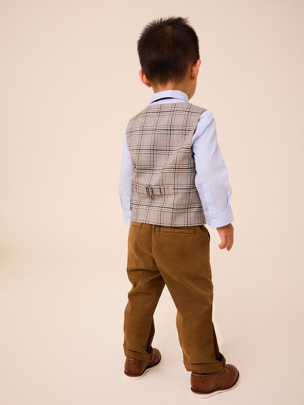 Комплект из четырех предметов для мальчика Next 633-724, Коричневый, Голубой