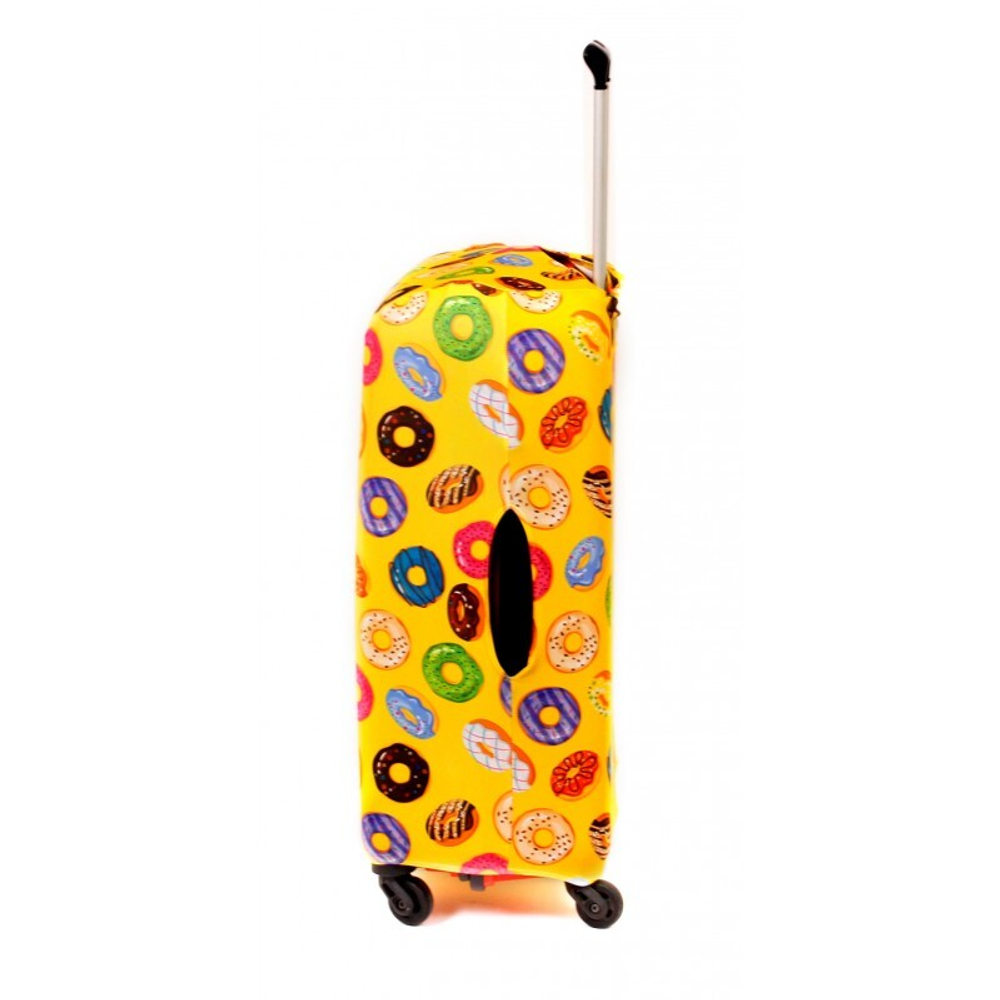 Чехол для чемодана Fancy Armor Пончик в желтом, размер S (40-58 см)