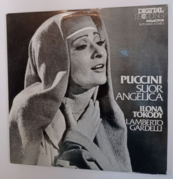 Винтажная виниловая пластинка LP Puccini Пуччини, Ilona Tokody, Lamberto Gardelli Suor Angelica Сестра Анджелика (Венгрия 1983)