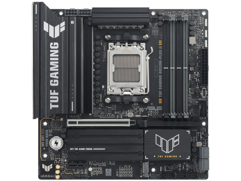 Материнская плата Asus Tuf Gaming B850m-plus II, Socket AM5, AMD B850, mATX, RTL [90MB1MT0-M0EAY0]