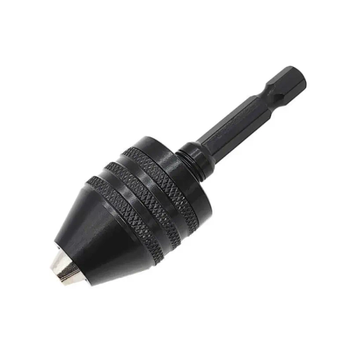 Патрон на шуруповерт для сверл, быстрозажимной с шестигранным хвостовиком 0,3-8 мм