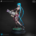 Фигуркаел Джинкс Лига легенд Jinx League of Legends