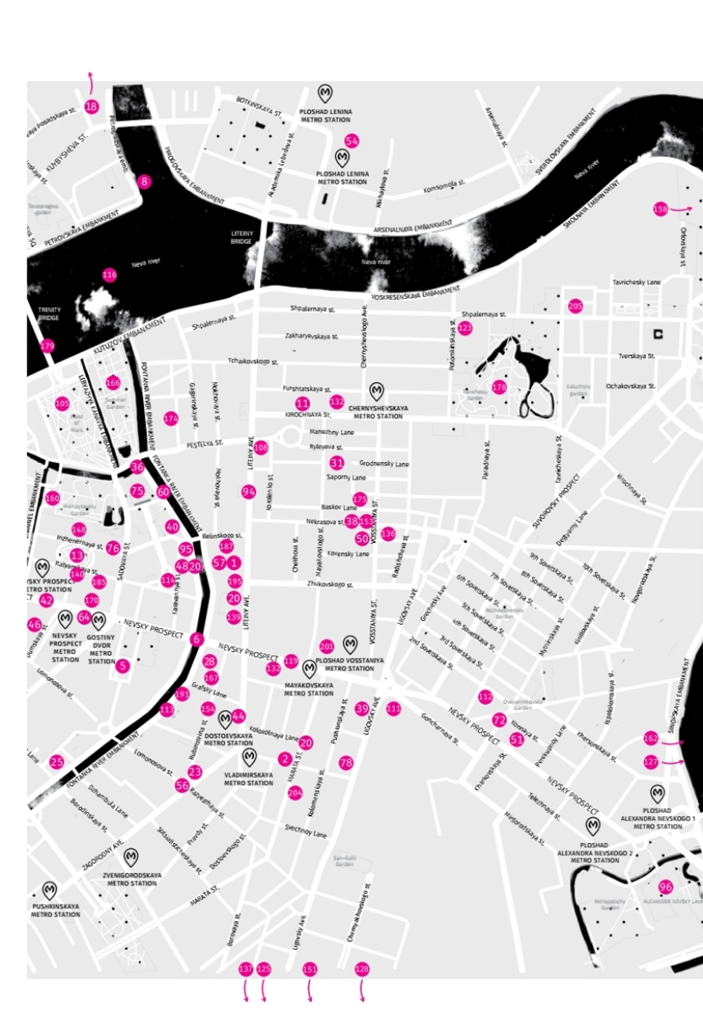 The Saint Petersburg Alphabet. The informal guidebook
