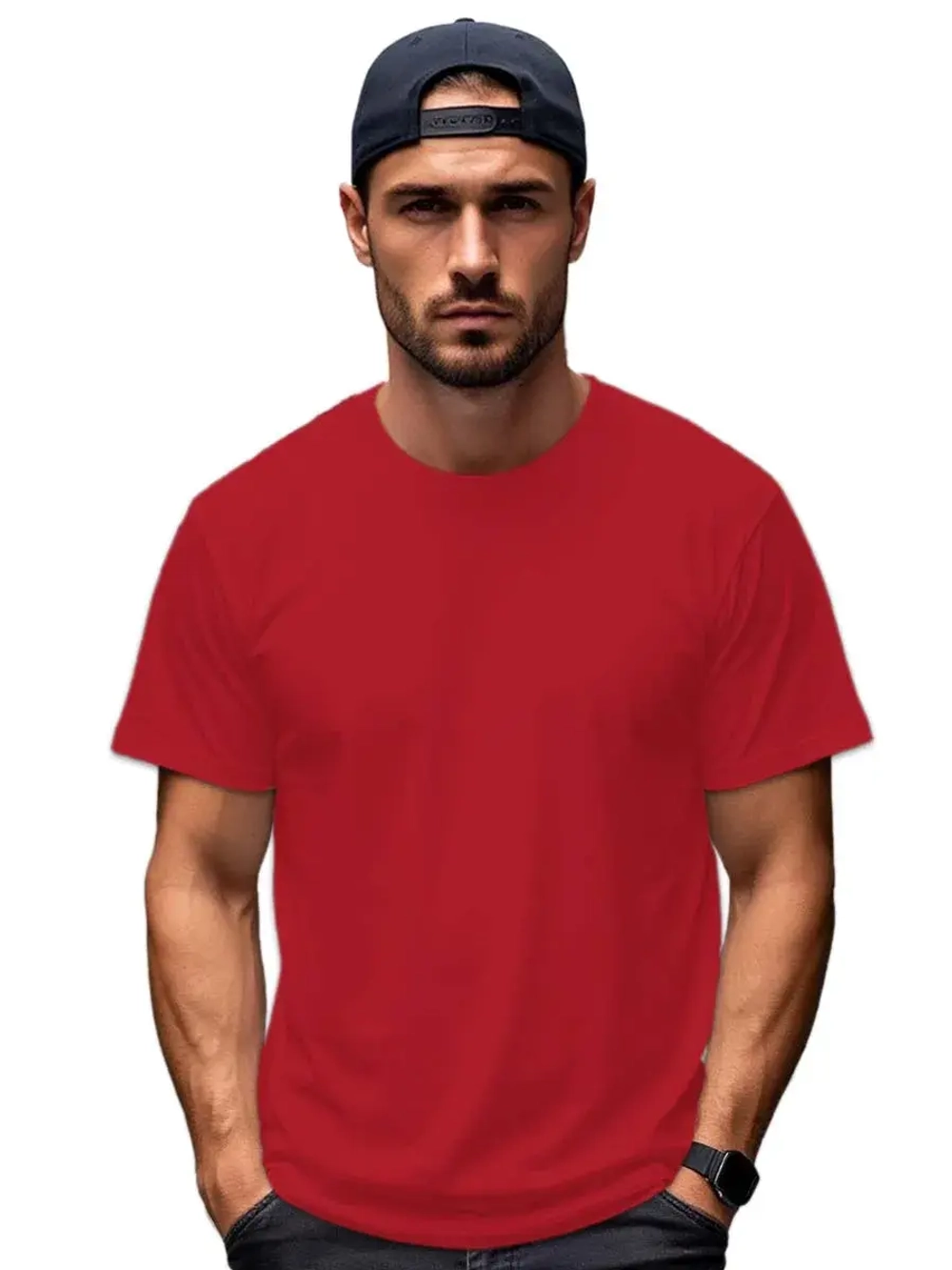 Футболка Взрослая.Премиум однотонная.Набор 2 шт