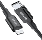 Кабель Ugreen USB TypeC (F), USB TypeC (M) черный