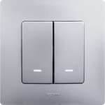 Рамка 1 пост алюминий ETIKA Legrand