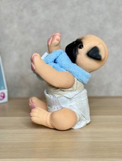 Игрушка мягконабивная 35см AniReal Бульдог (60110)