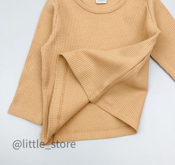 Лонгслив из вафельного полотна, Итальянский песок