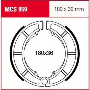 Колодки тормозные барабанные TRW MCS959