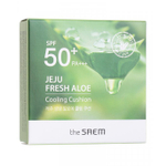 Кушон охлаждающий солнцезащитный Jeju Fresh Aloe Cooling Cushion Natural Baige SPF 50+PA+++ 12гр